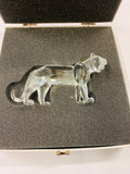 Swarovski Crystal lion in box