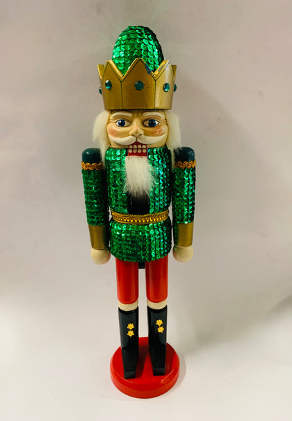 Vintage wooden Xmas nutcracker King