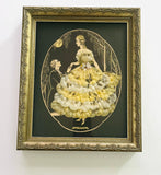 Framed "The Proposal" with a hand crafted dress