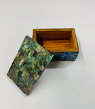 Paua shell jewellery box