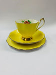 Queen Anne Yellow floral trio