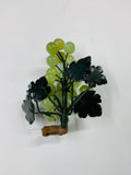 Bunch of vintage green jade or glass grapes
