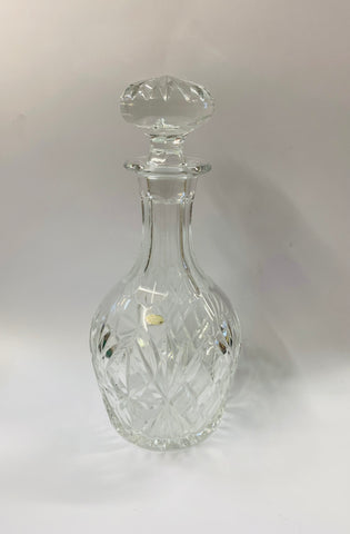 Czechoslovakia crystal whisky decanter