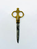 Brass Victorian Embroidery Scissors