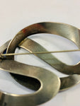 Jtostrup Norway silver enamel brooch
