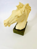 Vintage A Giannelli Horse Head Statue