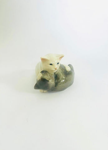 Royal Copenhagen Mini Cat Hannibal and Hagar