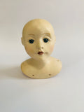 Antique porcelain dolls head bust