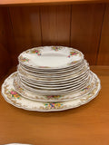 Large 6 place Grindley Royal Petal dinner set