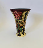 Moorcroft Masquerade design vase