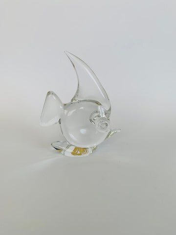 Selecta Crystal Angel Fish Art Glass (No sticker)