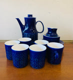 15 piece retro coffee set