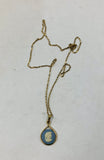 Wedgwood pendant on gold plated chain