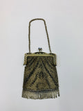 Silver plated vintage mess purse