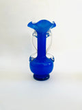 Colbalt Blue Double Handled Vase