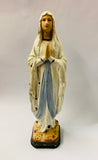 Vintage plaster Mary figurine