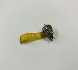 Silver pineapple novelty tape measure