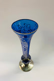 Venetian glass vase with silver overlay
