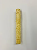 Ornately carved large bone needle case