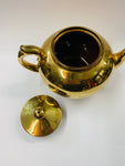 Burslem potteries large gold teapot