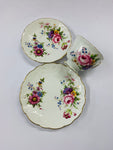 Aynsley floral trio