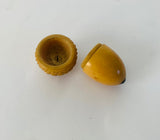 Carved Acorn thimble holder
