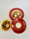 Aynsley Red Royal Orchard Trio