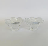 Crystal d Arques Pair of Candle Holders