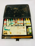 Antique Artists paint tin