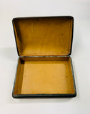 Antique Italian leather jewellery box