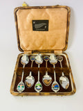 Set of Six Souvenir New Zealand Teaspoons