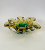 Murano style art glass bowl