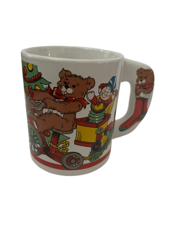 Retro Chinaware Christmas Mug