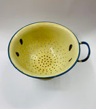 Vintage enamel colander