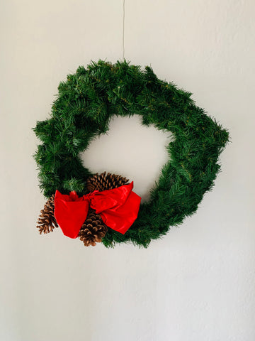 Large Xmas vintage wreath