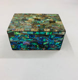 Paua shell jewellery box