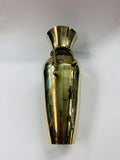 Solid brass vase with rope design
