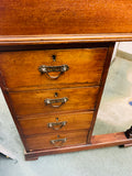 Victorian ornately carved Davenport desk