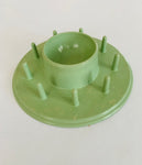 Bakelite green cotton reel holder NZ made