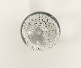 Clear Paperweight with Bubble Swirl