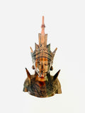 Small Wooden Indonesian Head
