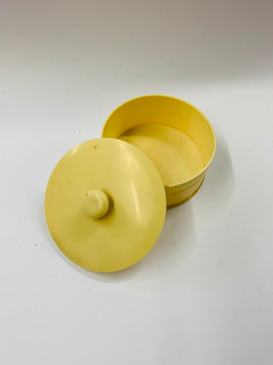 Bakelite round jewellery box – Antique Alley