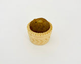 Round Bone Pin Cushion with Velvet inside