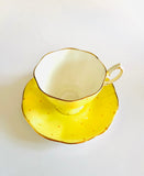 Royal Albert Duo Yellow with Gold Dots