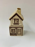 Rare Air New Zealand colonial collection ceramic house bottle