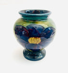 Moorcroft Small Blue and Green Vase