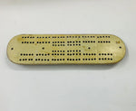Solid copper cribbage board