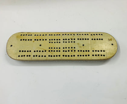 Solid copper cribbage board