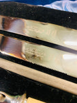 Antique Bone handled carving set in original box