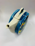 Christine Purdom NZ pottery fish teapot